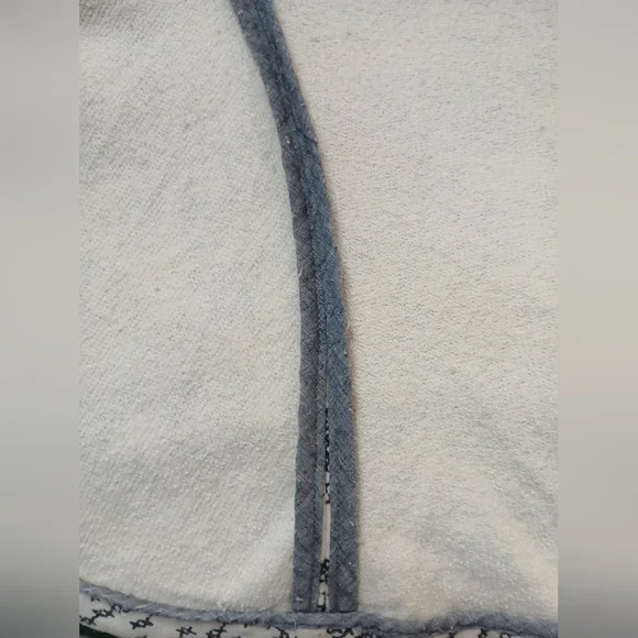 Free People 100 percent cotton rare peacock swing jacket size small - Picture 6 of 9